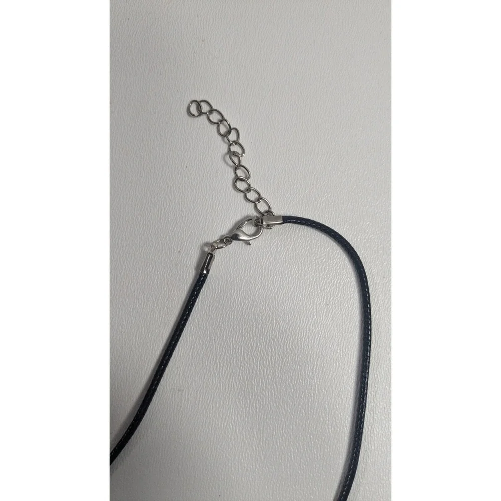 Jesus Christ Face Crucifix Cross Pendant Necklace INRI Gunmetal Black Cord